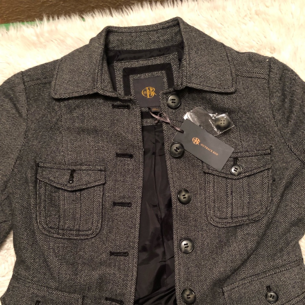 Outback grey button up jacket